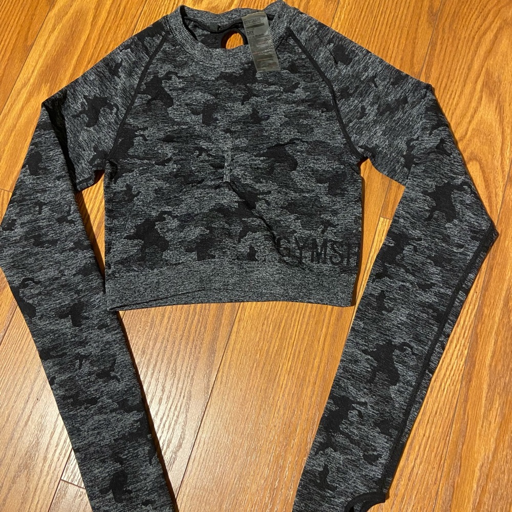 Gymshark Camo Crop Longsleeve